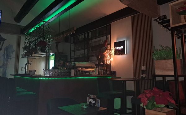 Cozy bar interior